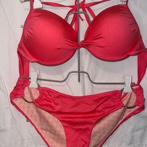 Victorias Secret Pink Bright Neon Two Piece